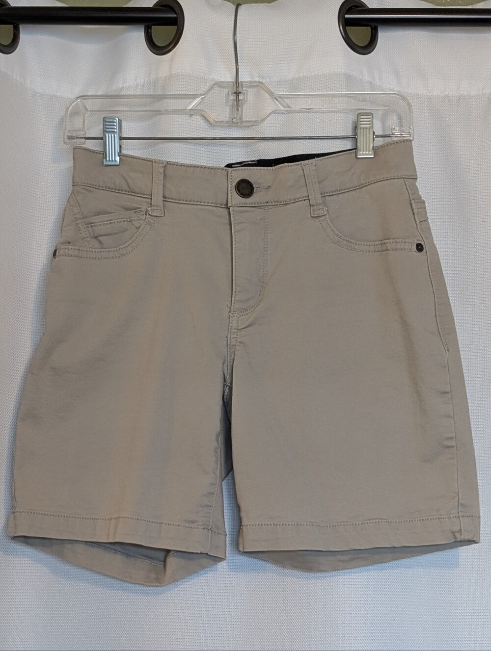 Wit & Wisdom Tan Stretch Denim Women's Shorts Size 0